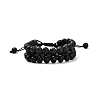 Men's 3-strand Braided Bead Bracelet BJEW-JB06960-02-1