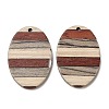 Wenge Wood & Sandalwood & White Ash Pendants WOOD-F013-02-2