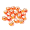 Resin European Beads RESI-WH0014-34-1