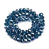 Electroplate Glass Beads Strands EGLA-A044-T8mm-B27-3