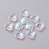 Electroplate Glass Beads LS-EGLA-L027-A08-1