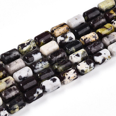 Natural Yellow Turquoise(Jasper) Beads Strands G-N346-01B-15-1