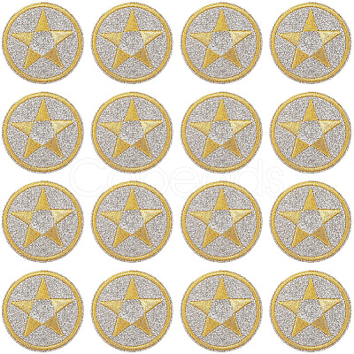 30Pcs Computerized Embroidery Cloth Iron on/Sew on Patches PATC-CY0001-10-1