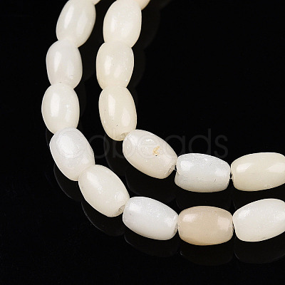 Natural White African Opal Beads Strands G-N346-02A-10-1