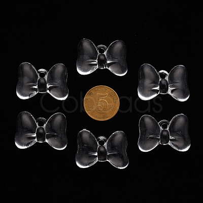 Transparent Acrylic Pendants TACR-T024-02BB-205-1