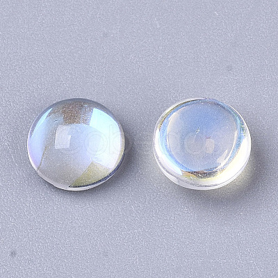 Transparent Glass Cabochons LS-EGLA-N004-03D-01-1