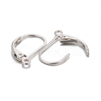 925 Sterling Silver Leverback Earring Findings STER-T002-227S-1
