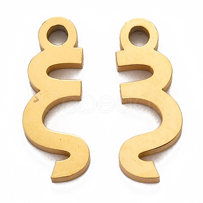 Ion Plating(IP) 304 Stainless Steel Pendants LS-STAS-A045-06G-1