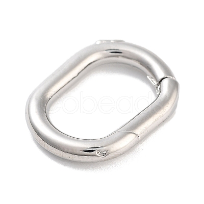 Brass Spring Gate Rings KK-M293-55P-1