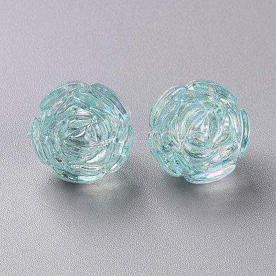 Transparent Acrylic Beads TACR-S154-31C-754-1
