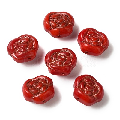 Opaque Lampwork Beads LAMP-P065-02B-12-1