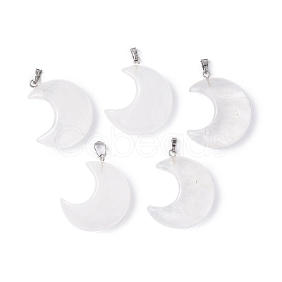 Natural Quartz Crystal Pendants G-Z022-04A-1