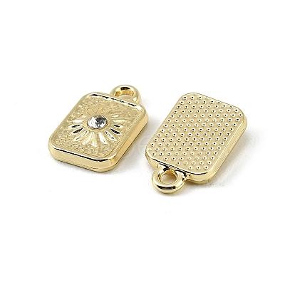 Alloy Rhinestone Pendants FIND-H024-13G-1