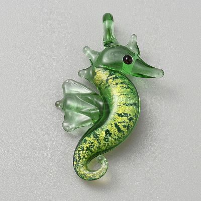 Handmade Lampwork Pendants LS-LAMP-CJC0012-08C-1