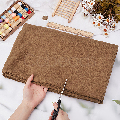 Double Sided Polyester Polar Fleece Fabric DIY-WH0504-295C-1