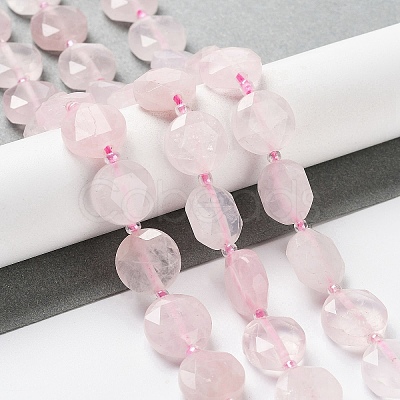 Natural Rose Quartz Beads Strands G-NH0004-020-1