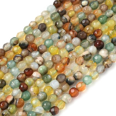 Natural Agate Beads Strands X-G-H302-A01-11-1