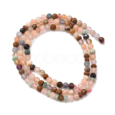 Natural Mixed Gemstone Beads Strands G-RM2025-A43-3mm-1