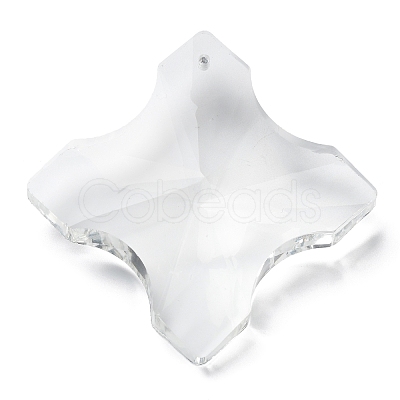 Transparent Glass Pendants GLAA-R223-02-1