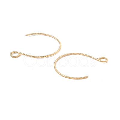 Ion Plating(IP) 316 Surgical Stainless Steel Earring Hooks STAS-D183-03G-01-1