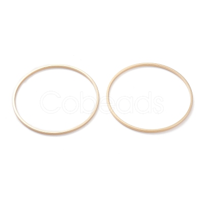 Brass Linking Rings KK-Y003-03K-G-1