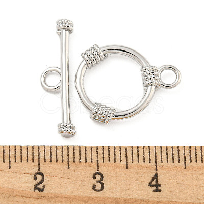 Brass Toggle Clasps KK-A223-30P-1