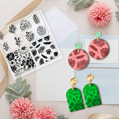 Silicone Clay Texture Mat AJEW-WH0447-040-1