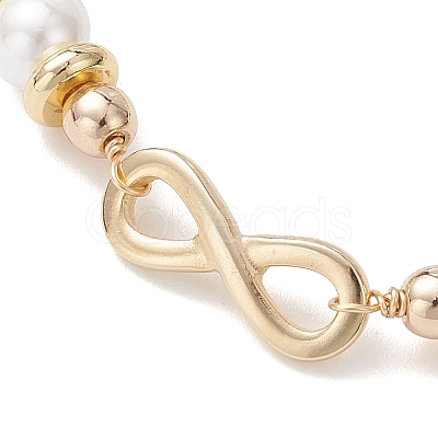 Infinity 304 Stainless Steel Link Bracelets BJEW-JB12799-02-1
