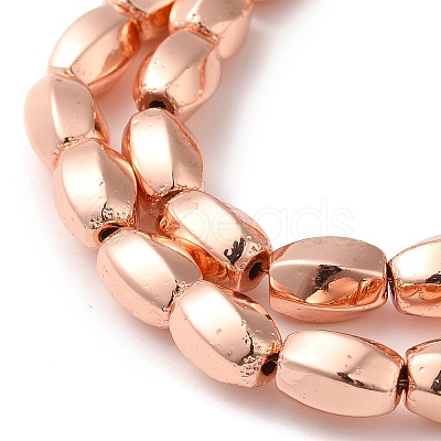 Electroplated Synthetic Magnetic Hematite Beads Strands G-Q1009-G02-01RG-1