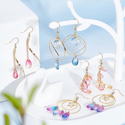 Teardrop Charm Jewelry Set DIY Making Kit DIY-SC0017-59-1