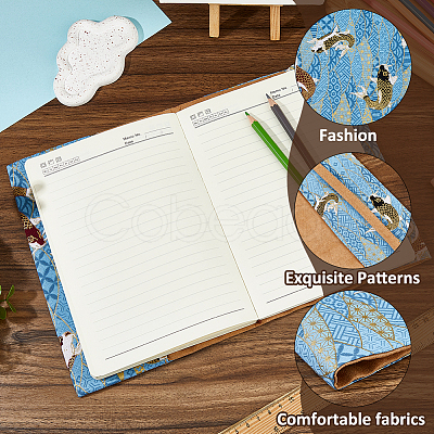 Cotton Cloth Book Covers DIY-WH0504-463B-1