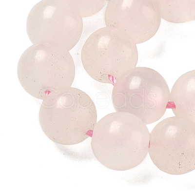 Natural Pink Mangano Calcite Beads Strands G-L505-09-8mm-1
