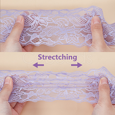 Nylon Lace Ribbon OCOR-WH0105-042A-1