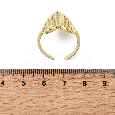 Brass Micro Pave Cubic Zirconia Cuff Open Rings for Women RJEW-K264-11G-1
