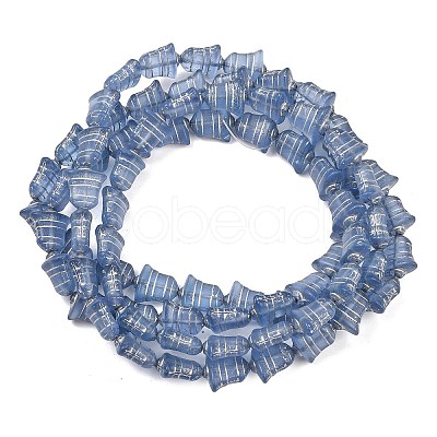 Czech Pressed Glass Beads GLAA-I061-37-1