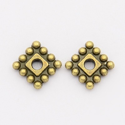 Tibetan Style Alloy Spacer Beads TIBEB-P002-02AB-NR-1