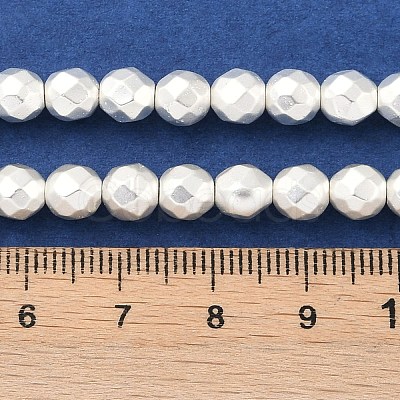 Electroplated Synthetic Non-Magnetic Hematite Beads Strands G-U003-13C-1