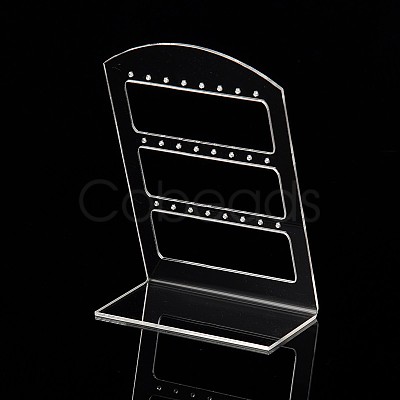 Organic Glass Earring Display Racks EDIS-N001-02B-1