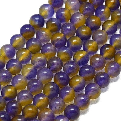 Natural Malaysia Jade Beads Strands G-B165-C04-8mm-1