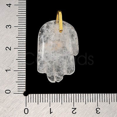 Natural Quartz Crystal Carved Pendants GG-CBA5963-01M-NH-1