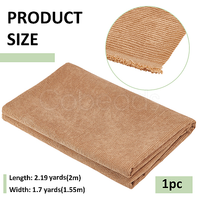 2M Brocade Polyester Fabric for DIY Crafts DIY-WH0060-32B-1