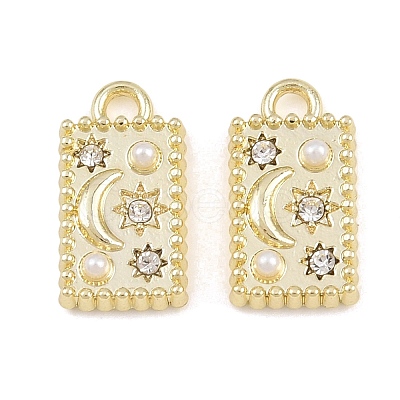Alloy Crystal Rhinestone Pendants AL-CBA415D-24G-1