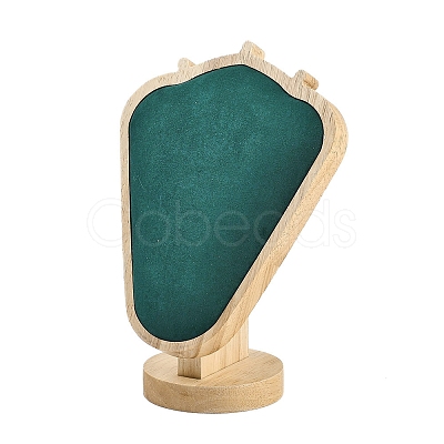 Bust Shaped Velvet Necklace Display Stands NDIS-C005-01A-1