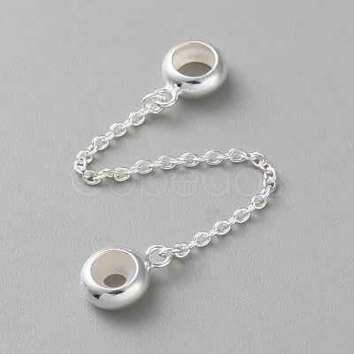 925 Sterling Silver Chain Extenders STER-WH0026-01S-1