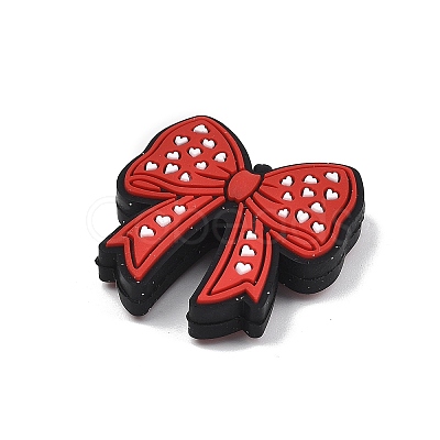 Valentine's Day Silicone Beads SIL-I020-03B-1