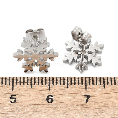 Tarnish Resistant 304 Stainless Steel Ear Studs EJEW-P045-01P-1