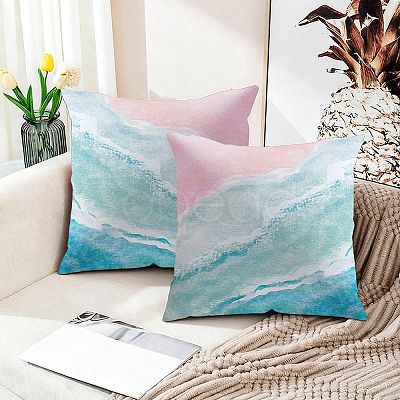 Square Polyester Pillow Case AJEW-WH20080-67A-1