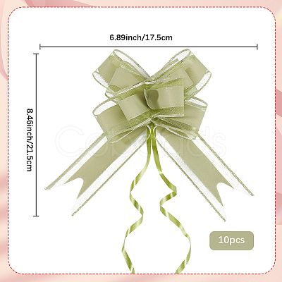 Plastic Bowknot Pull Bows AJEW-WH20064-74L-1