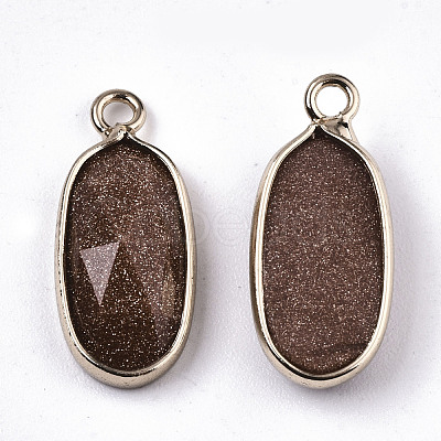 Synthetic Goldstone Pendants G-N326-45C-1