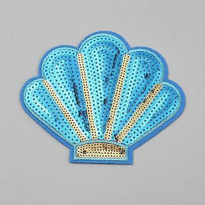 Paillette Polyester Cloth Patches PATC-WH20010-03H-1